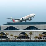 "The main international airport of the Maldives (MLE), a narrow island runway with a terminal, serving as the primary air gateway to the nation's resort islands."