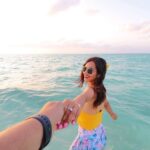 Beautiful Lakshadweep trip view with crystal clear turquoise water, white sandy beach, and tropical island landscape