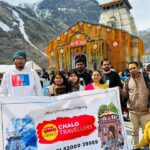 "Kedarnath Temple with scenic Himalayan backdrop during kedarnath Dham Yatra"