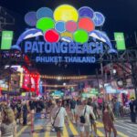"Bangla Road in Patong, Phuket, a busy nightlife street."