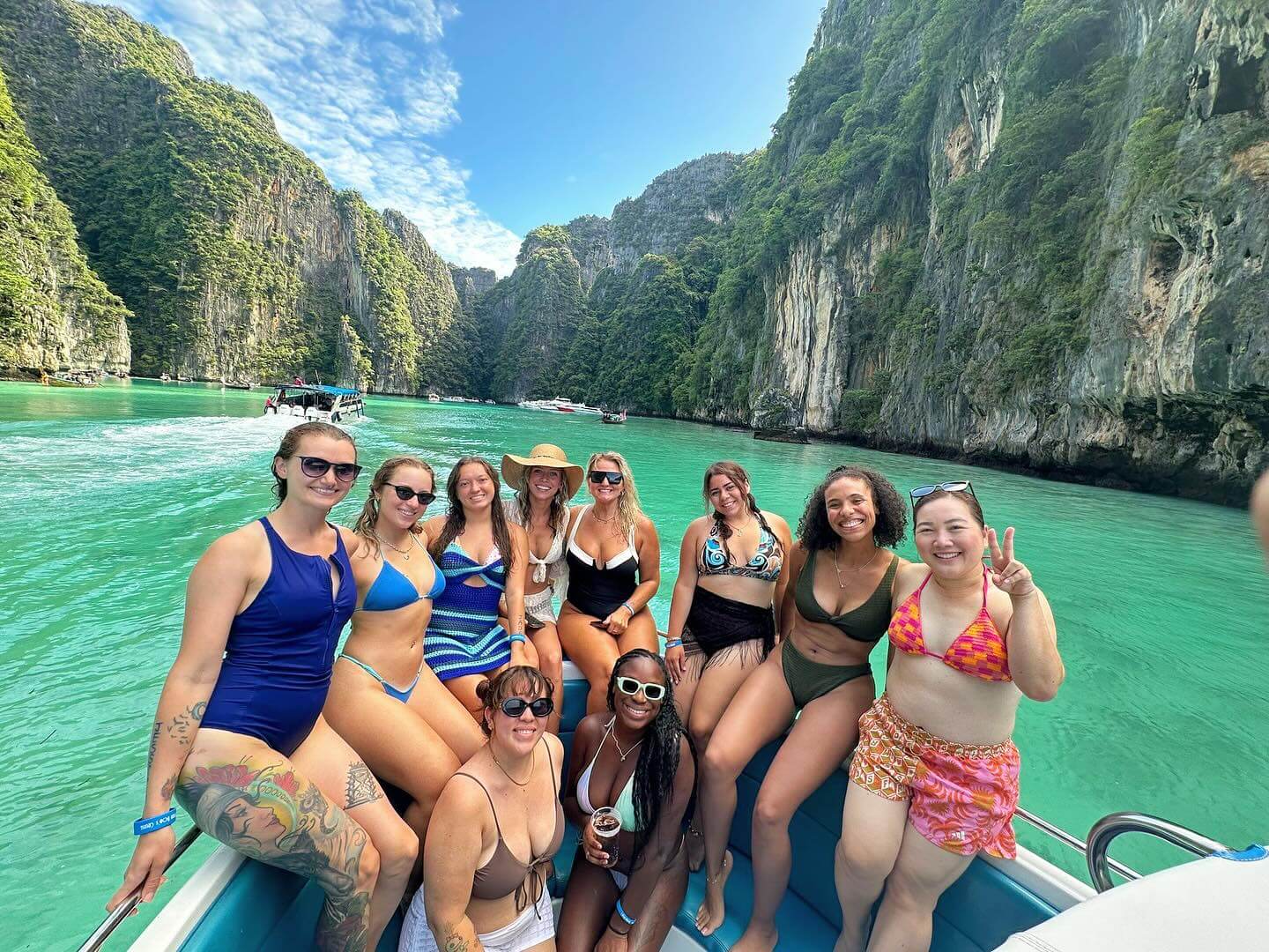 "Thailand MICE tour, showing a corporate event with attendees and a presentation."