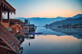 the summer capital of Jammu and Kashmir, India, a city known for its stunning natural beauty.