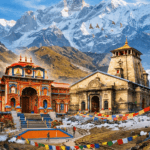 Kedarnath Temple in the Himalayas during Do Dham Yatra package journey