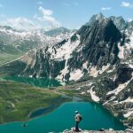 Kashmir Great Lakes Trek with snow-covered mountains and beautiful alpine lakes